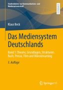 Cover-Bild zum Titel 'Das Mediensystem Deutschlands' von 'Klaus Beck'