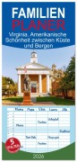 Familienplaner 2026 - Virginia. Amerikanische Schönheit zwischen Küste und Bergen mit 5 Spalten (Wandkalender, 21 x 45 cm) CALVENDO - Hanna Wagner