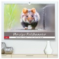Herzige Feldhamster - farbenfrohe Nagetiere im städtischen Lebensraum (hochwertiger Premium Wandkalender 2025 DIN A2 quer), Kunstdruck in Hochglanz - Perdita Petzl