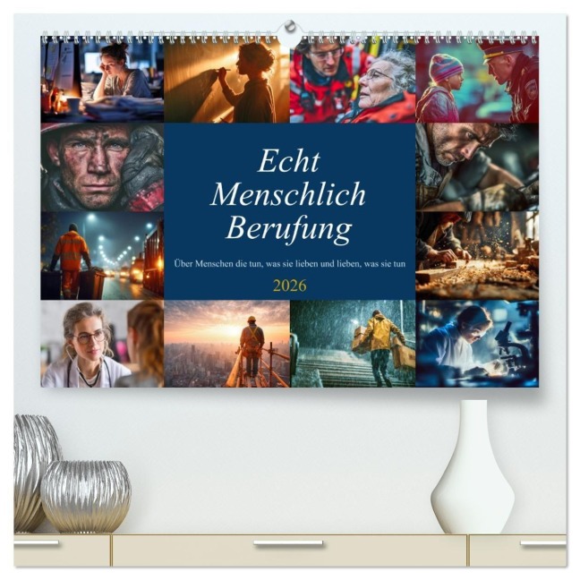 Echt Menschlich Berufung (hochwertiger Premium Wandkalender 2026 DIN A2 quer), Kunstdruck in Hochglanz - Steffen Gierok-Latniak