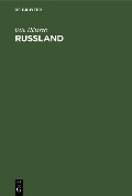 Cover-Bild zum Titel 'Russland' von 'Otto Hötzsch'