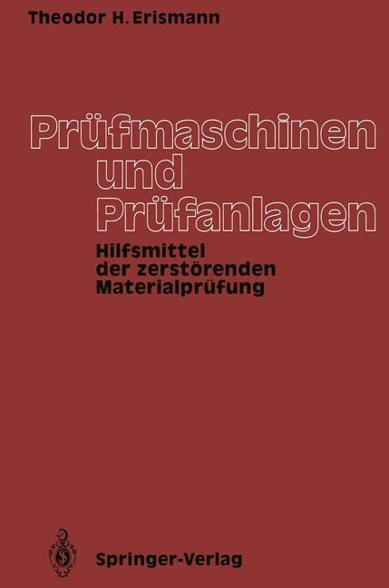 Prüfmaschinen und Prüfanlagen - Theodor H. Erismann