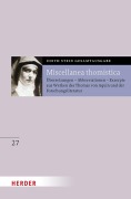 Cover-Bild zum Titel 'Miscellanea thomistica' von 'Edith Stein'