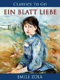 Cover-Bild zum Titel 'Ein Blatt Liebe' von 'Emile Zola'