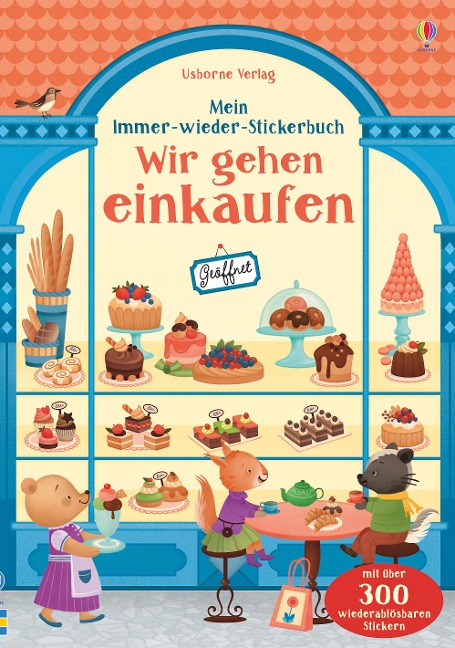 Mein Immer-wieder-Stickerbuch: Wir gehen einkaufen - Abigail Wheatley