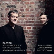 Cover-Bild zum Titel 'Bartok: Sonaten Nr. 1 + 2 für Violine und Klavier' von 'Dmytro/Zimmermann Choni'