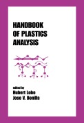 Cover-Bild zum Titel 'Handbook of Plastics Analysis' von ''