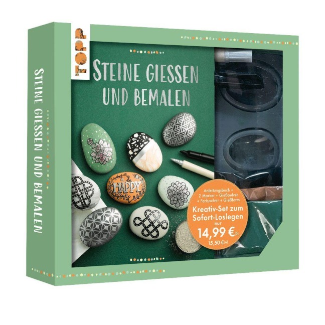 Kreativ-Set - Steine gießen - Ludmila Blum, Anna Ambrosiewicz, Susanne Pypke