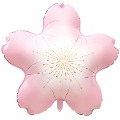 Folienballon Kirschblüte, rosa - 
