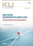 Cover-Bild zum Titel 'Deutsche Kodierrichtlinien für die Psychiatrie/Psychosomatik 2026 mit MD-Kommentar' von 'Dienst der Krankenver, InEK gGmbH'