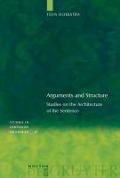 Arguments and Structure - Teun Hoekstra
