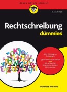 Cover-Bild zum Titel 'Rechtschreibung für Dummies' von 'Matthias Wermke'