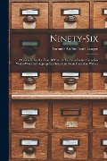 Cover-Bild zum Titel 'Ninety-six: a Calendar for the Year 1896 With Sketches of Some Canadian Water-ways and Appropriate Selections From Canadian Writer' von ''
