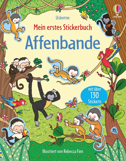 Mein erstes Stickerbuch: Affenbande - Jessica Greenwell, Felicity Brooks