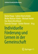 Cover-Bild zum Titel 'Individuelle Förderung und Lernen in der Gemeinschaft' von ''