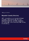 Cover-Bild zum Titel 'Wyandot County Directory' von 'Gillingham & Talcott'