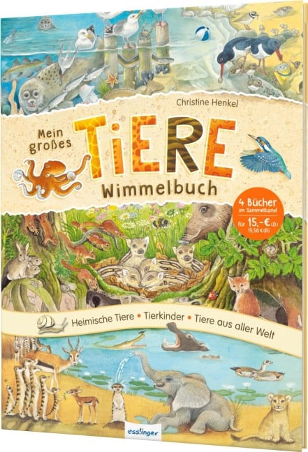 Mein großes Tiere-Wimmelbuch - 