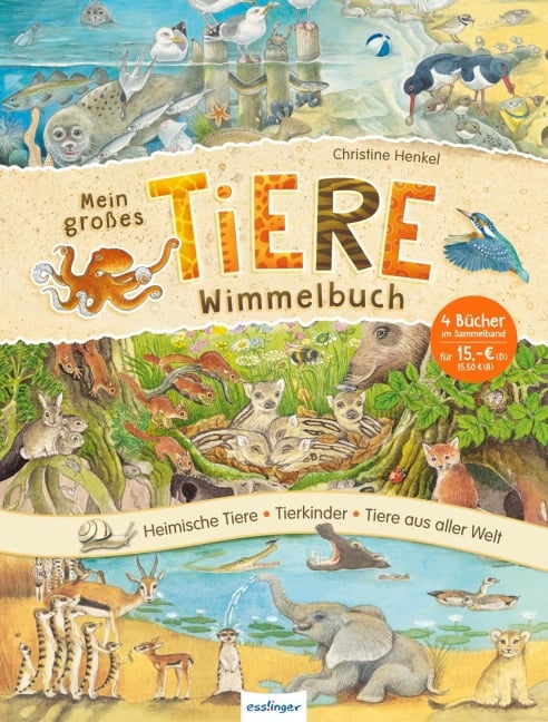 Mein großes Tiere-Wimmelbuch - 
