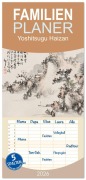 Cover-Bild zum Titel 'Familienplaner 2026 - Yoshitsugu Haizan mit 5 Spalten (Wandkalender, 21 x 45 cm) CALVENDO' von 'Peter Balan'