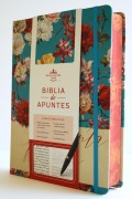Cover-Bild zum Titel 'Biblia de Apuntes Rvr 1960 Tapa Dura, Azul Celeste Con Flores (Edición Cantos Pintados) / Spanish Journaling Bible Rvr 1960 Hardcover Light Blue with Flowers' von 'Reina Valera Revisada 1960'