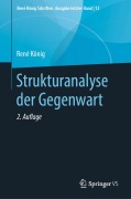 Cover-Bild zum Titel 'Strukturanalyse der Gegenwart' von 'René König'