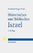 Cover-Bild zum Titel 'Historisches und biblisches Israel' von 'Reinhard Gregor Kratz'