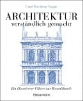 Cover-Bild zum Titel 'Architektur - verständlich gemacht. Die illustrierte und verständliche Baustilkunde zu Stil, Entwicklung und Geschichte der Baukunst vom antiken Griechenland bis heute. Mit Grund- und Aufrissen, Detail- und Gesamtansichten' von 'Carol Davidson Cragoe'