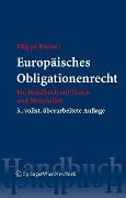 Cover-Bild zum Titel 'Europäisches Obligationenrecht' von 'Filippo Ranieri'
