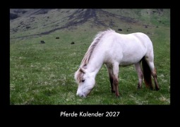 Cover-Bild zum Titel 'Pferde Kalender 2027 Fotokalender DIN A3' von 'Tobias Becker'