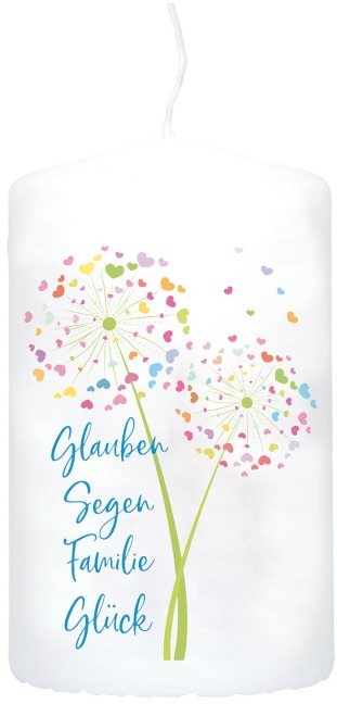 Glauben - Segen Stumpenkerze - 