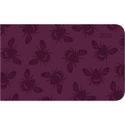 Cover-Bild zum Titel 'Ladytimer TO GO Deluxe Purple 2026 - Taschen-Kalender 15,3x8,7 cm- Tucson Einband - mit Motivprägung - Weekly - 128 Seiten - Alpha Edition' von ''