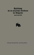 Cover-Bild zum Titel 'Anleitung für die polizeilichen Revisionen der Metzgeräte vom 22. Juli 1925' von ''