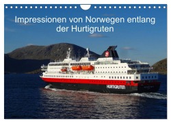 Impressionen von Norwegen entlang der Hurtigruten (Wandkalender 2025 DIN A4 quer), CALVENDO Monatskalender - Kattobello Kattobello