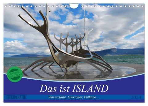 Das ist ISLAND (Wandkalender 2024 DIN A4 quer), CALVENDO Monatskalender - Philipp Burkart