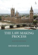 Cover-Bild zum Titel 'The Law-Making Process' von 'Michael Zander Kc'
