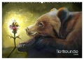 Tierfreunde (Wandkalender 2024 DIN A2 quer), CALVENDO Monatskalender - Julie Boehm