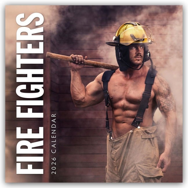 Fire Fighters - Feuerwehrmänner 2026 - 16-Monatskalender - Robin Red