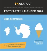 Katapult Postkartenkalender 2026 - 53 Infografiken, die deine Sicht auf die Welt verändern - 