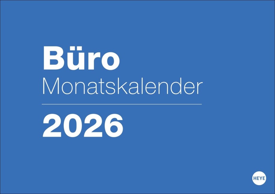 Büro Monatsplaner 2026 - 