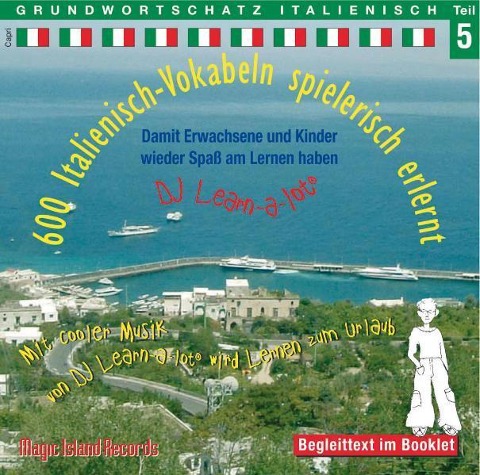 600 Italienisch-Vokabeln spielerisch erlernt. Grundwortschatz 5. CD - 