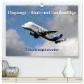 Flugzeuge ¿ Starts und Landeanflüge Geburtstagsplaner (hochwertiger Premium Wandkalender 2025 DIN A2 quer), Kunstdruck in Hochglanz - Frank Gayde