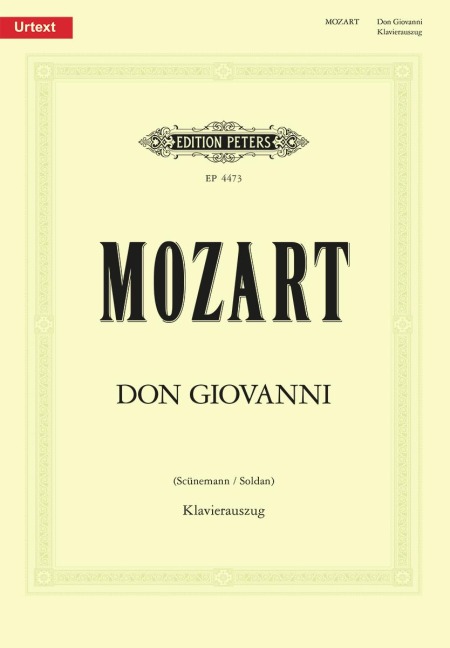 Don Giovanni (Il dissoluto punito) KV 527 (Prag, Oktober 1787) - Wolfgang Amadeus Mozart