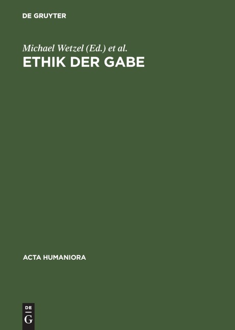 Ethik der Gabe - 