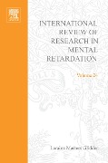 Cover-Bild zum Titel 'International Review of Research in Mental Retardation' von ''