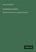 Analytische Studien - Oskar Schlömilch