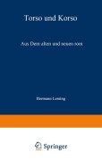 Cover-Bild zum Titel 'Torso und Korso' von 'Hermann Lessing'