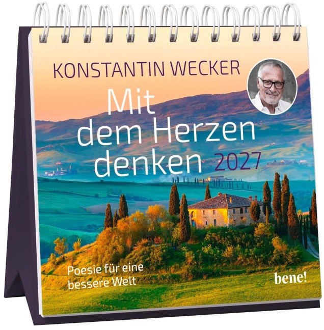 Wochenkalender 2027: Mit dem Herzen denken - Konstantin Wecker