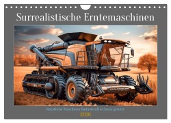Cover-Bild zum Titel 'Surrealistische Erntemaschinen (Wandkalender 2026 DIN A4 quer), CALVENDO Monatskalender' von 'Steffen Gierok-Latniak'
