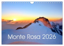 Cover-Bild zum Titel 'Monte Rosa (Wandkalender 2026 DIN A4 quer), CALVENDO Monatskalender' von 'Michael Kehl'