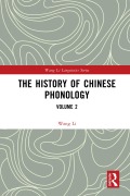 Cover-Bild zum Titel 'The History of Chinese Phonology' von 'Wang Li'